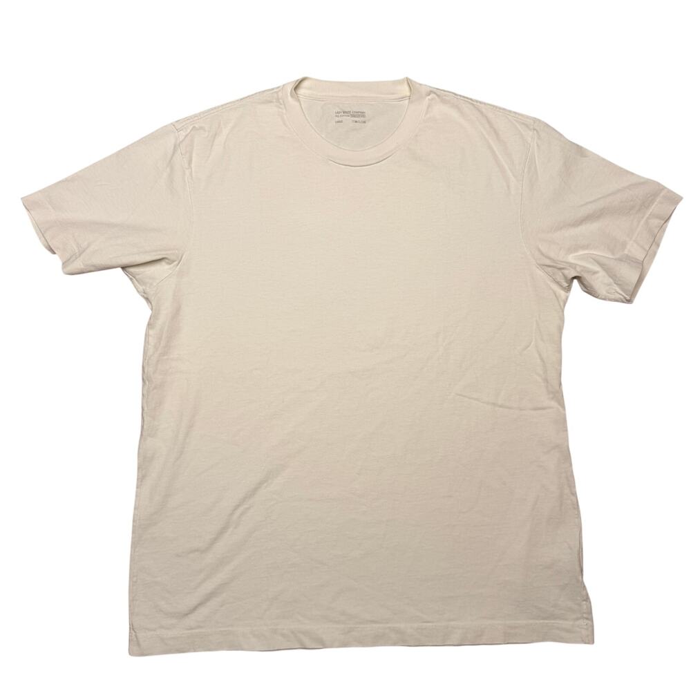 Lady White Co All Cotton Short Sleeve T Shirt Men's 40/Large Minimalist